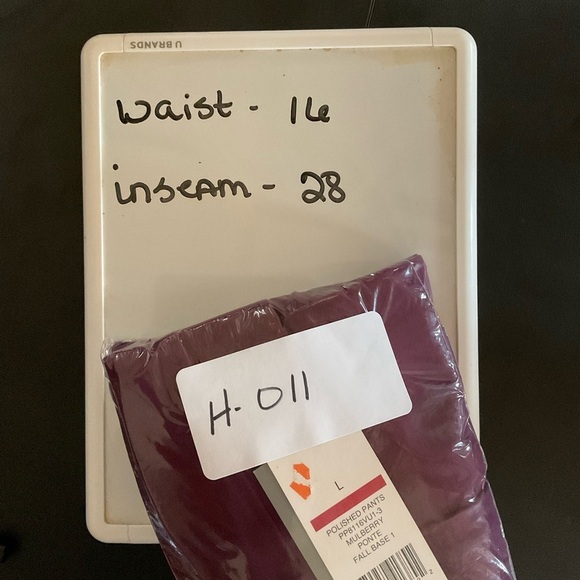 New Directions pants. NWT stretch. Purple. Size L. - Picture 6 of 7